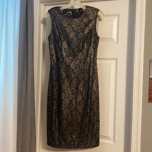 White House Black market elegant shift style dress